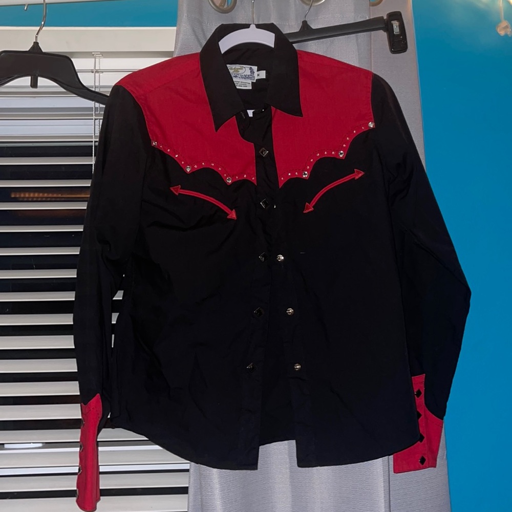 Red sparkly rodeo Shirt